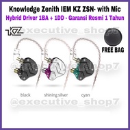 Earphone Knowledge Zenith KZ - ZSN IEM 1DD 1BA