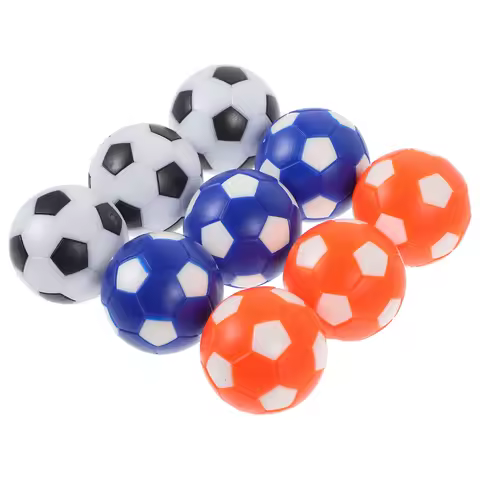 9Pcs Foosball Table Balls 28Mm Colorful Tabletop Soccer Game Replacement Balls Desktop Foosball Acce
