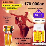Kembang Api Red Flare DNS - Red Hand Flare Marine Red Flare Signal