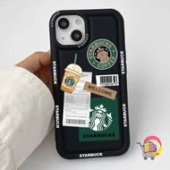 SS857 SOFTCASE SILICON CASING SHOCKPROOF STARBUCK COFFEE FOR XIOMI REDMI 13C 5A 5+ 6A 8 9A 9C 10A 10