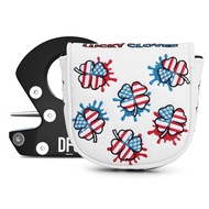 Lucky Clover DF3 Mallet Putter Cover Golf Head Cover Golf Club Cover