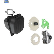 <hund> Oil Pump Gasket  with Muffler Kit for 038 380 MS380 MS381 038AV Chainsaw