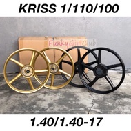 KRISS 1 / KRISS 100 / KRISS 110 / CT100 / MR1 ENKEI SPORT RIM SP522 1.4/1.4-17 SIAP BEARING DENGAN B