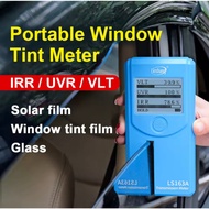 Linshang LS163 Tint Meter Solar Film Tester Portable Transmission Meter IR UV Protection Rate Measur