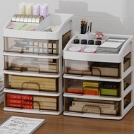 Desktop Cosmetic Storage Box Organizer Drawer Office Storage Rack Stationery Desk Pen Holder Mini Drawer Organizer Cute