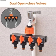CLEIGHTEEN8H Hose Connector Splitter, Water Switch 4-Way Independent Garden Hose Splitter, Irrigatio