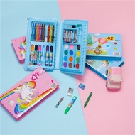 208/150/42pcs Children Watercolour Pen Painting Set Drawing Board Stationery Set Colour Pencil Warna