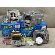 WAVE125 4 VALVE W125 BLOCK SET 65MM ORBR HEAD SET 20/23 21/24 CRANKCASE WAVE125 PNP EX5 FULL SET COM