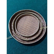 Tampah bamboo Medium premium quality place for tumpeng rice, market snacks etc