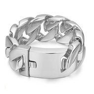 12.203 Ready Stock ebay32mm Titanium Steel Men Thick Bracelet Domineering Stainless Steel Bracelet