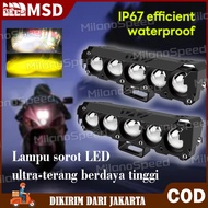 Lampu Tembak Led Foglamp CR7 SQL 5 Mata 2 warna untuk Mobil Truk SUV UTV 12V 24V Lampu 2 Warna Water