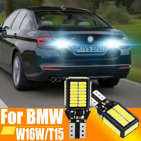 2pcs W16W T15 921 LED Canbus Reverse Light Blub Back Up Lamp For BMW E90 F10 E87 E60 F11 E61 F25 X3 