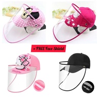 (Ready stock) Kids Cap Face Shield