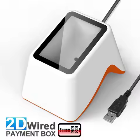 Professional QR Code Reader 2D Barcode Scanner for WeChat Pay & Alipay Supermarket Price Label Scann