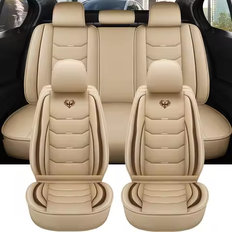 Universal Leather Car Seat Cover For Alfa Romeo 147 Jeep Patriot BMW serie 1 e87 Passat b7 Polo 6r A