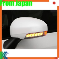 WISH/IQ/SAI/PASSO Flowing Door Mirror Turn Signal Lens LED Option Lamp White AVEST Vertical Arrowfro