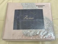 【蘋果屋】寬庭 Kuan's Living   雙人被套  蕾絲被套 淺雅橘 公主風