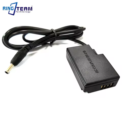 DC 3.5mm to DR-E18 DR E18 Dummy Battery LP-E17 for Canon Cameras EOS RP 77D 200D Rebel T6s 760D T6i 