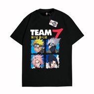Krmk Kaos T Shirt Anime NARUTO SASUKE SAKURA KAKASHI Team 7 Anime T-Shirts