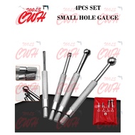 4PCS TELESCOPIC SMALL HOLE BORE MEASUREMENT GAUGE PRECISION BALL BORE HOLE MEASURE MEASURER INNER HO