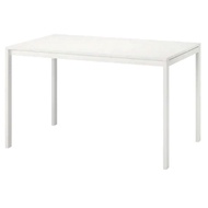 MELLTORP Table, white, 125x75 cm dining table