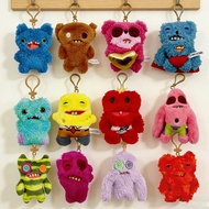 Funny Fuggler Tooth Monster Keychain Ugly Cute Spongebob Superman Fuggler Stuffed Dolls
