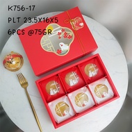 K756-17 Mooncake Box 75gr Hampers Pia Snowskin Mooncake
