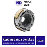 Kampas-Kanvas-Per-Karet Kopling Ganda Otomatis-Auto Assy-Set-Lengkap Beat Street K16-POP eSP K61 2014 sampai 2019-Sporty eSP K25G 2014 sampai  2016 &amp; Scoopy eSP K16R 2015-2017 &amp; Vario 110 eSP 2015 sampai 2019