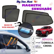 TOYOTA Corolla Cross 2022 4pcs Magnetic Sunshade Car Window Sun Shade