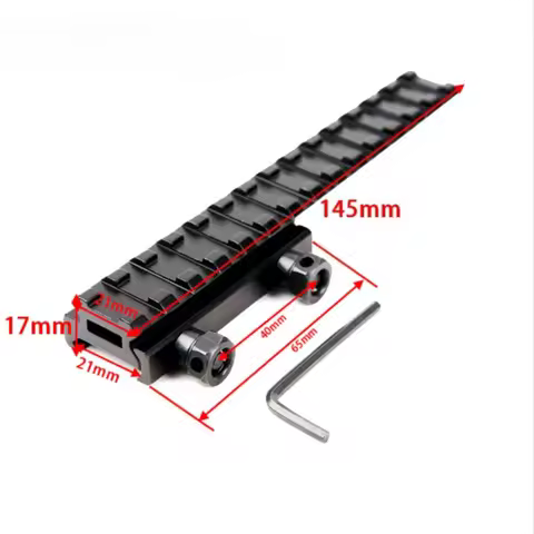 &^M4 M16 AR15 AR10 Tactical Hunting parts Quick Detach AK Side Rail Scope Mount 21mm rail For AK47 7