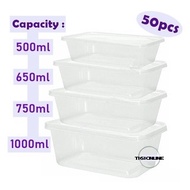 Microwave Container Food Container / Rectangular Food Container with Lid / Take Away Food Container 