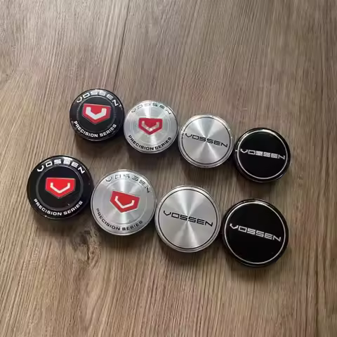 4PCS/lot 60MM 68MM VOSSEN Car Wheel Center Hub Caps Wheel Center Cap Decoration Auto Styling Rim Hub