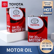 Toyota Genuine SN/CF 5W-30 Motor Oil Fully Synthetic Gasoline or Diesel Engine Oil 4L