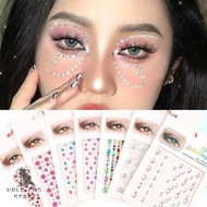 MATA HOLO_COS Self Adhesive direct eye makeup stickers, diamond eye stickers, face decoration, pearl