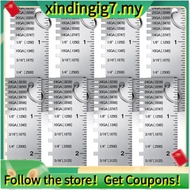 【】Metal Sheet Thickness Gauge, 8 Pack Stainless Steel Wire Gauge Size Inspection Tool Welding Tool A