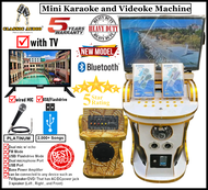 New Model CLASSIC AUDIO Mini Karaoke and Videoke Machine LARGE size with TV + USB/Flashdrive + PLATI