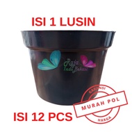 Terbaru Promo Lusinan Pot Bunga Murah /Pot Tanaman /Pot Plastik Uk 20