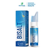 Xịt vệ sinh mũi ưu trương, dưỡng xoang dành cho người lớn BISALT NANO BẠC | Kentek Pharma | Chai 75m