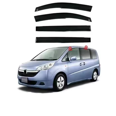 Window Visor Rain Exterior Part Body Kit Accessories For Honda Stepwgn Stepwagon 2005 2006 2007 2008