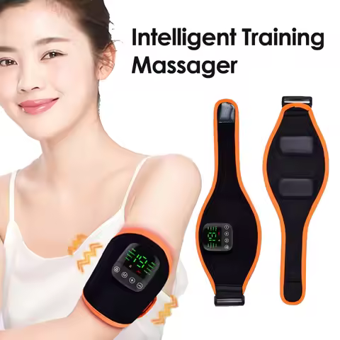 Hand Leg Massager Heating Micro-current Massage Belt Arm Calf Thigh Massage Pad Leg Arm Wrist Traine