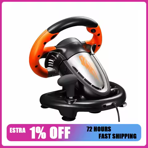 PXN V3 Pro Game Steering Motor 180 Rotation Usb Wired Gamer Steering Wheel Controller Wheel Vibratin
