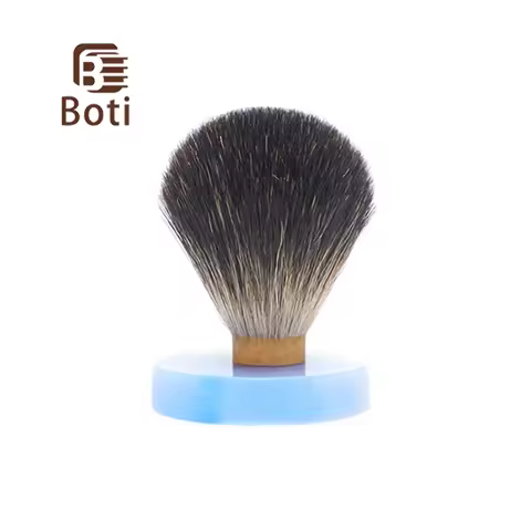 Boti Brush-SHD Black Badger Hair Knot Bulb Shape Shaving Brushing Knot