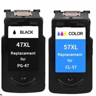 InkDepot - Compatible Ink Cartridges 47XL 57XL for Canon Pixma E400 410 460 470 480 E3170 3370 3470 