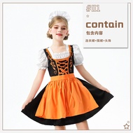 Bavarian Childrens Clothing German Munich Oktoberfest Maid Farm Girls Farm Dirndl Dress