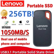 Lenovo SSD E60 2TB 6TB 8TB 256TB USB 3.1 HD External for Laptop PS5 Mobile Hard Disk HDD Storage Dev
