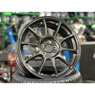 NEW 17X7.5J AOW ZE40 Rim (set of 4) Dark Gunmetal 5X100 for VW Polo Vento Altis Sienta Wish Veloz Al