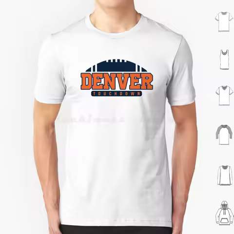 Denver Football Team-Kickoff T Shirt Cotton Men Women DIY Print Football Football Broncos Broncos Fo