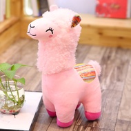 Kartun Kreatif Comel Juling Gembira Alpaca Mainan Mewah Hiasan Besar Hadiah Hari Lahir Anak Patung K