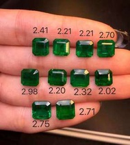 天然祖母綠 natural emerald （國際證書）