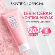 SKINTIFIC Niacinamide Brightening Cleanser Facial Gentle/Nourishing/Glowing For All Skins Lightens s